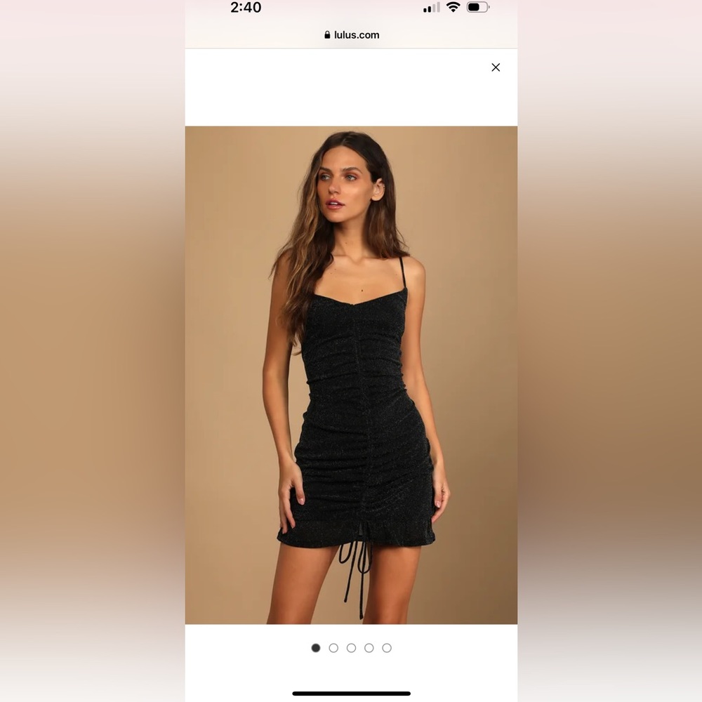 NWT Lulus Sparkly Bodycon dress